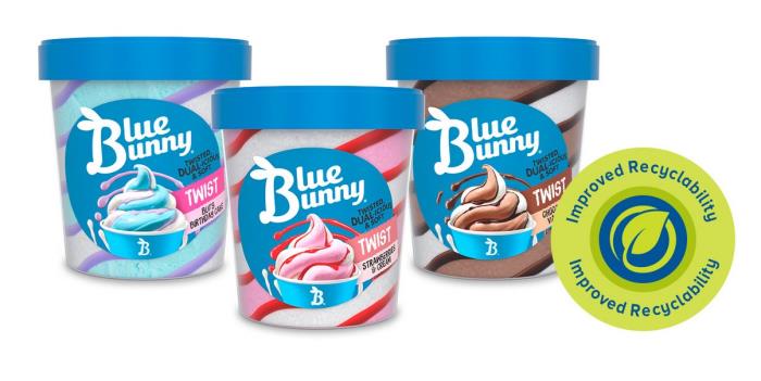 Berry Helps Wells Create Widely Recyclable Blue Bunny Twist Pints